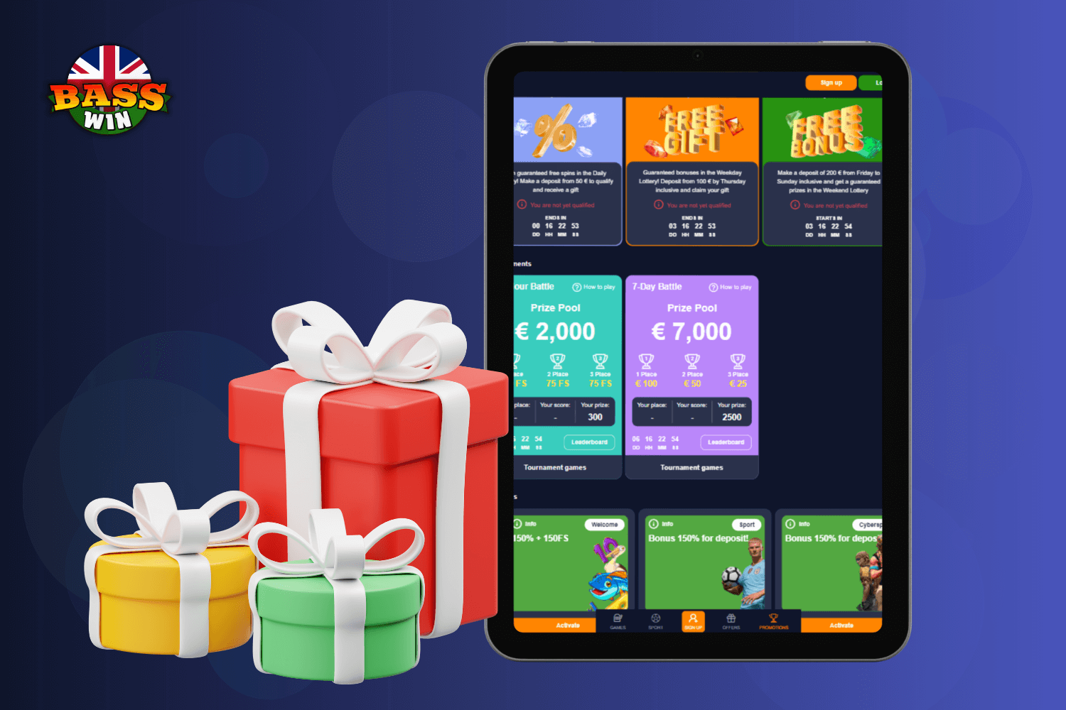 Other Exciting Promotions at BassWin Casino UK