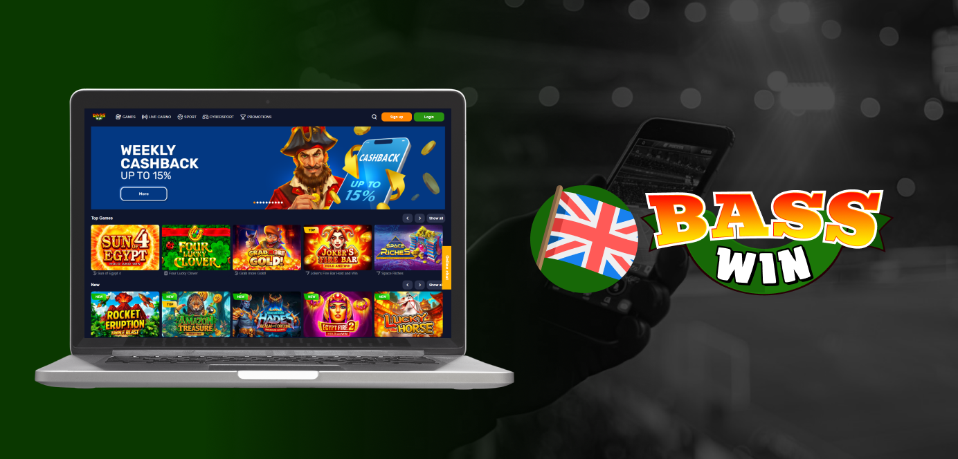 BassWin presents the best online casino in England